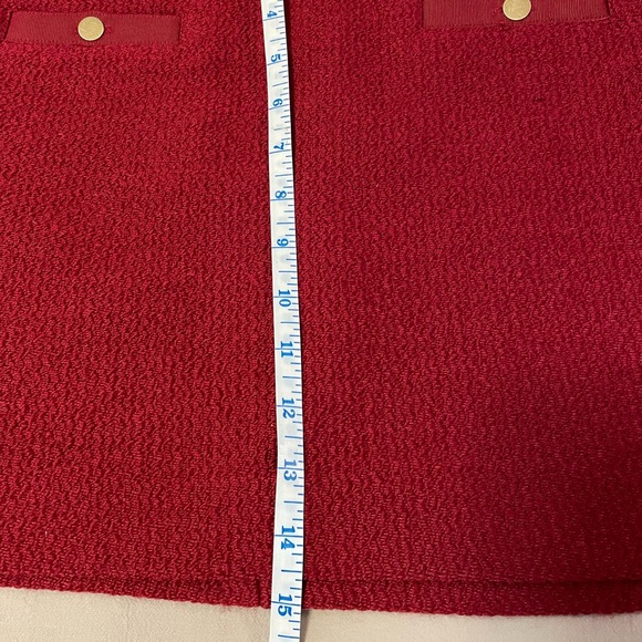 Club Monaco skirt red size 0 - Picture 4 of 9